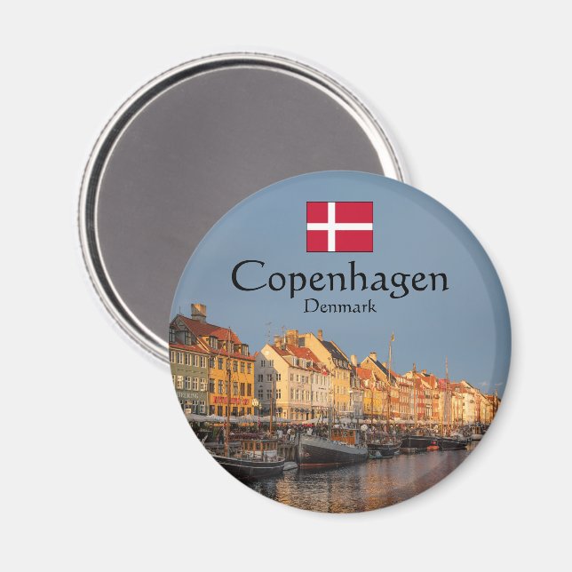 Copenhagen Denmark Magnet (Front/Back)
