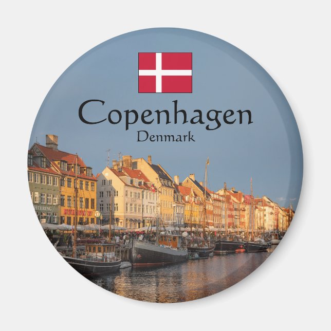 Copenhagen Denmark Magnet (Front)