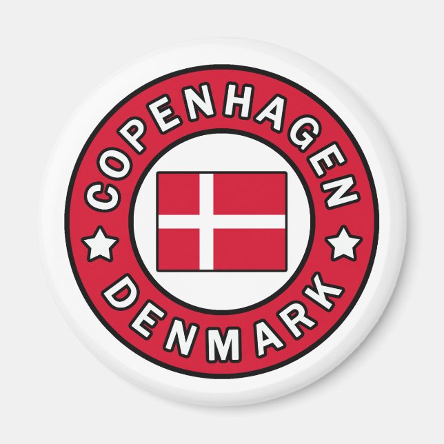 Copenhagen Denmark Magnet (Front)