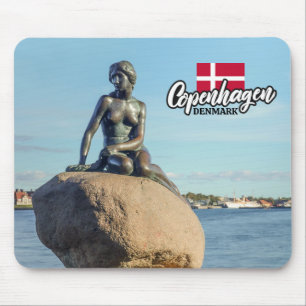 Copenhagen Denmark Mermaid Mouse Mat