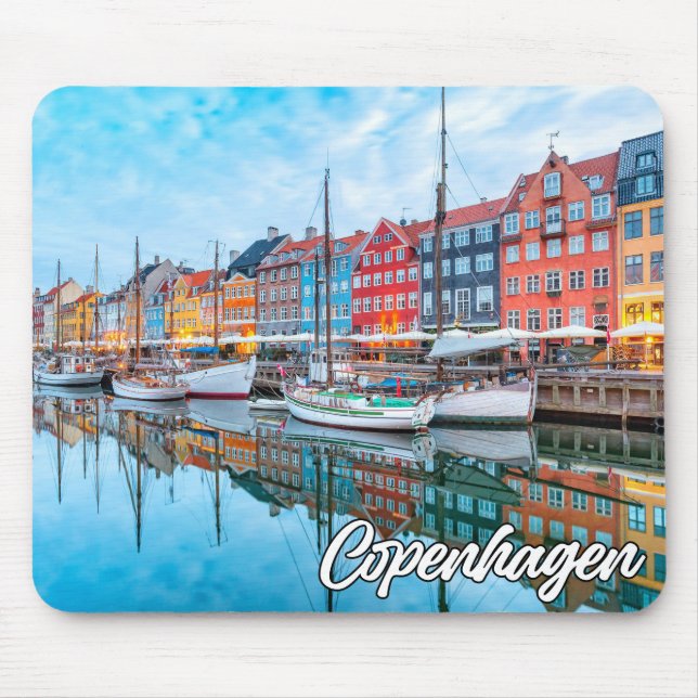 Copenhagen, Denmark Mouse Mat (Front)