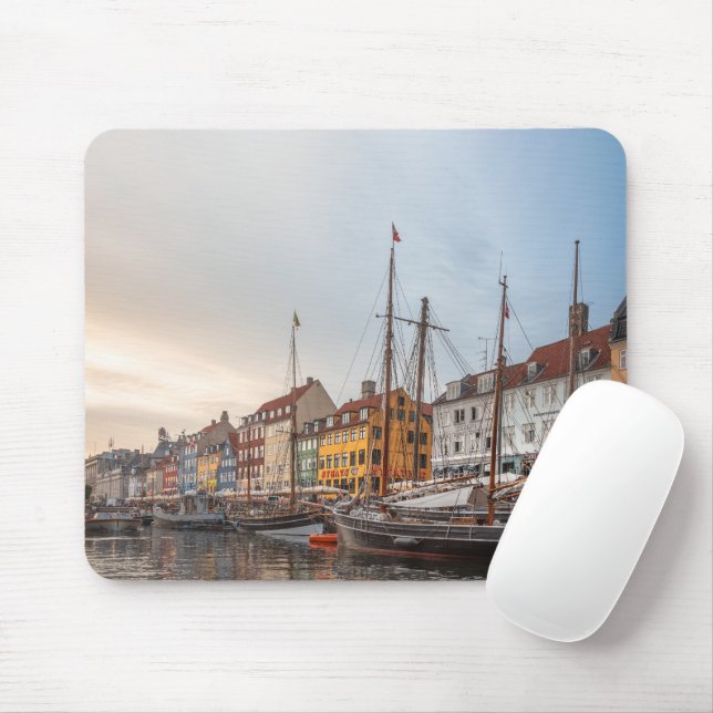Copenhagen Denmark Mouse Mat (With Mouse)
