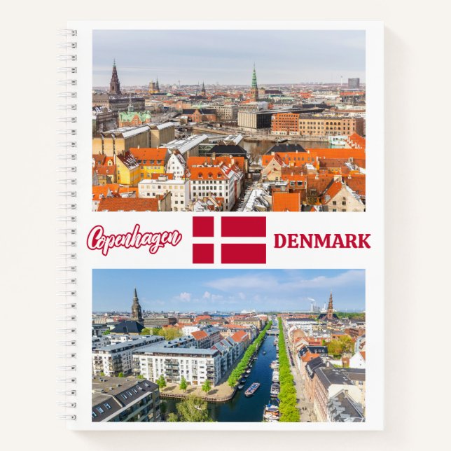 Copenhagen Denmark Notebook (Front)