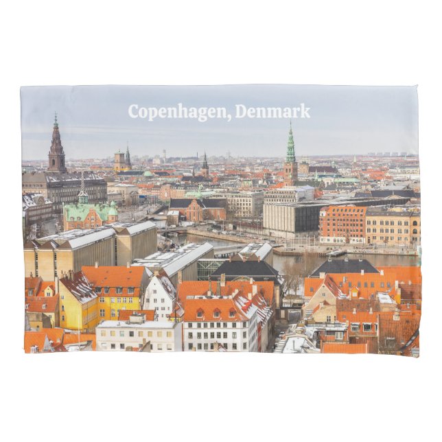 Copenhagen Denmark Pillowcase (Front)