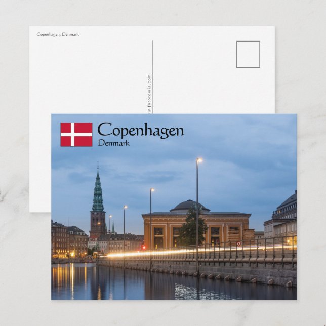 Copenhagen Denmark Postcard (Front/Back)