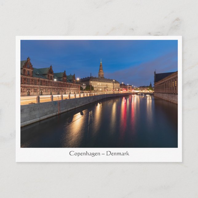 Copenhagen Denmark Postcard (Front)