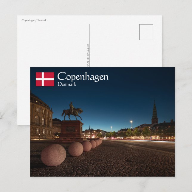 Copenhagen Denmark Postcard (Front/Back)