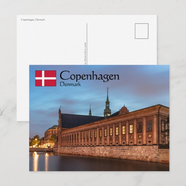 Copenhagen Denmark Postcard (Front/Back)