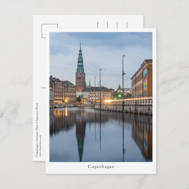 Copenhagen Denmark Postcard (Front/Back)