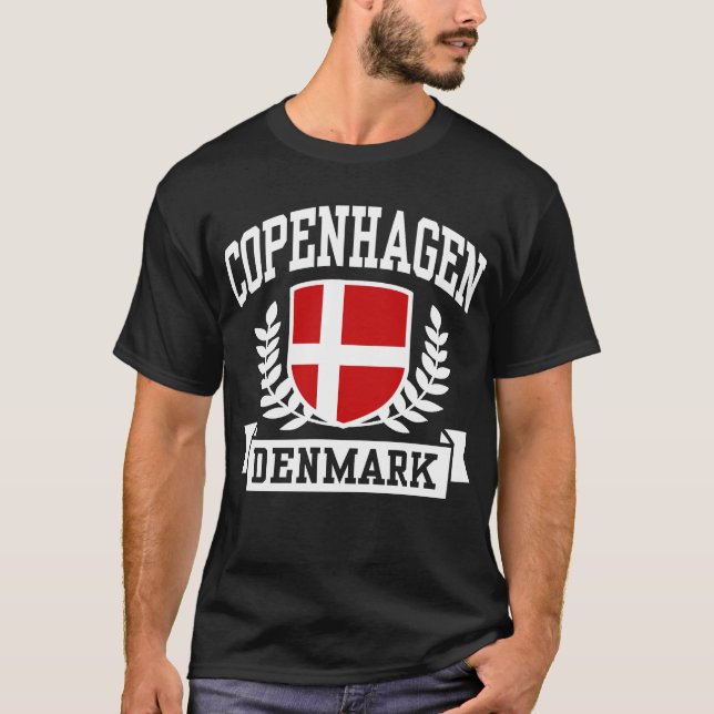Copenhagen Denmark T-Shirt (Front)