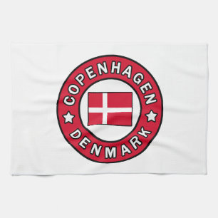 Copenhagen Denmark Tea Towel