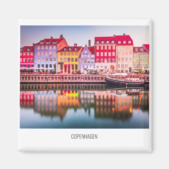 Copenhagen, Denmark travel  Magnet (Front)