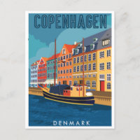 Copenhagen Denmark Travel Vintage city europe
