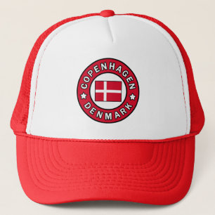 Copenhagen Denmark Trucker Hat