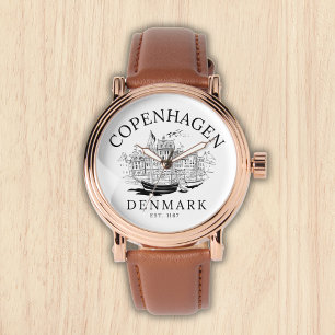 Copenhagen Denmark vintage Landscape Watch