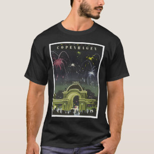 Copenhagen Denmark Vintage Travel T-Shirt