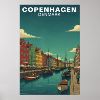 Copenhagen Denmark Waterfront Canal Travel