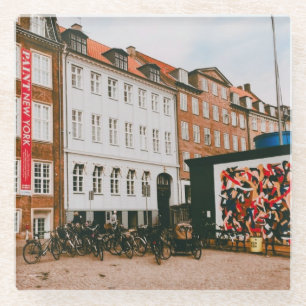 Copenhagen Exploring  Glass Coaster
