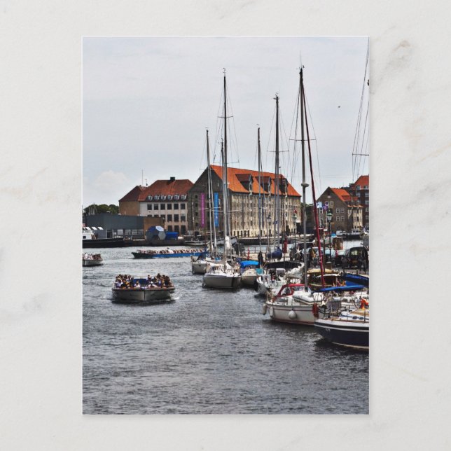 Copenhagen Harbour Postcard (Front)