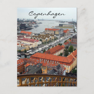 copenhagen harbour postcard