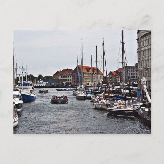Copenhagen Harbour Postcard (Front)