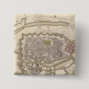 Copenhagen, Kiobenhaven 15 Cm Square Badge