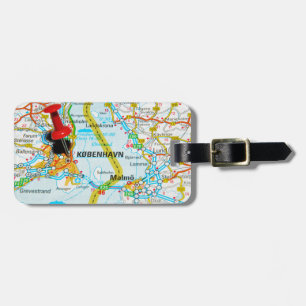 Copenhagen, København in Denmark Luggage Tag