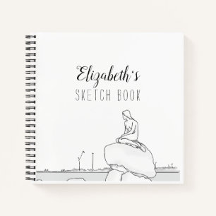 Copenhagen Mermaid Sketch Book