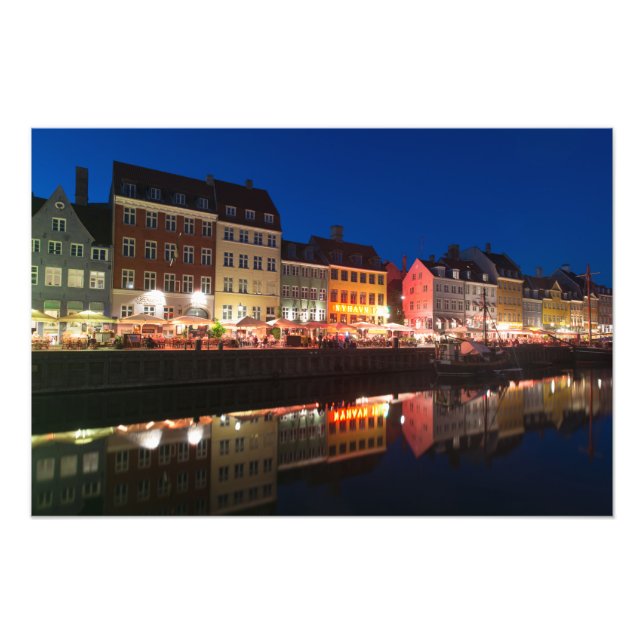Copenhagen Nyhavn Photo Print (Front)