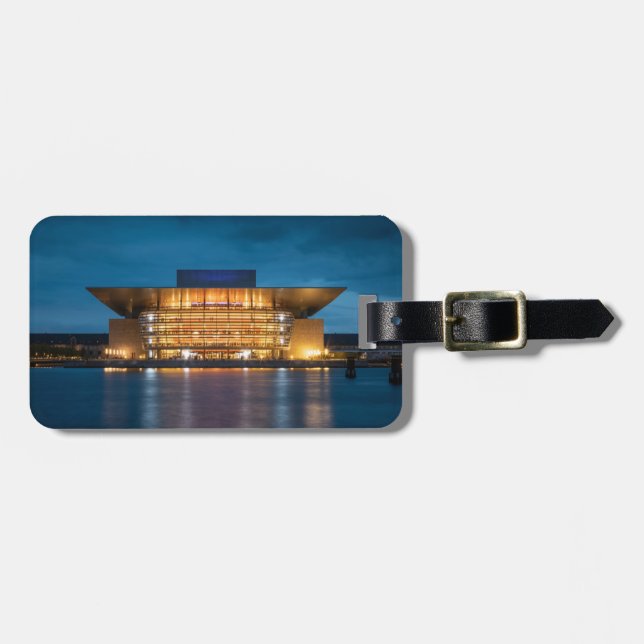 Copenhagen Opera House Luggage Tag (Front Horizontal)