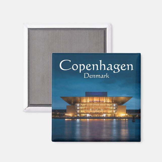 Copenhagen Opera House Magnet (Front/Back)