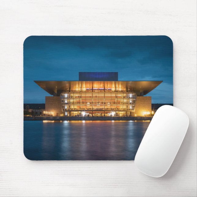 Copenhagen Opera House Mouse Mat (With Mouse)
