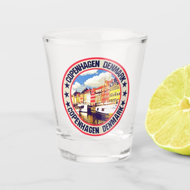 Copenhagen                                         shot glass (Front)
