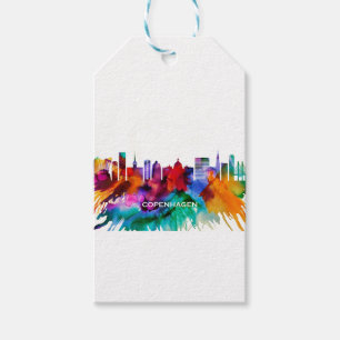 Copenhagen Skyline Gift Tags