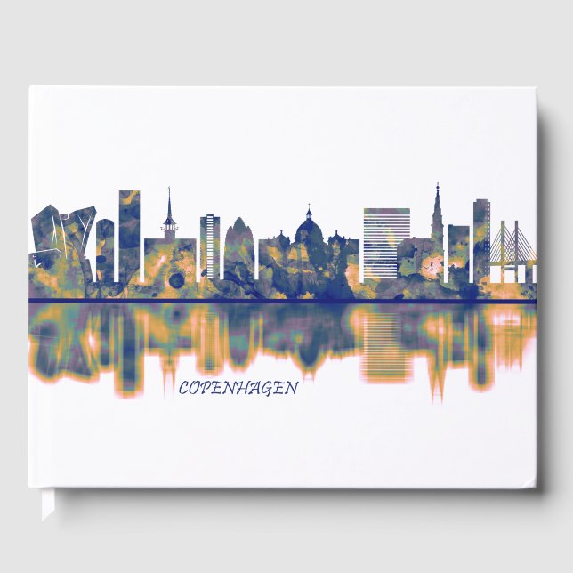 Copenhagen Skyline Guest Book (Front)