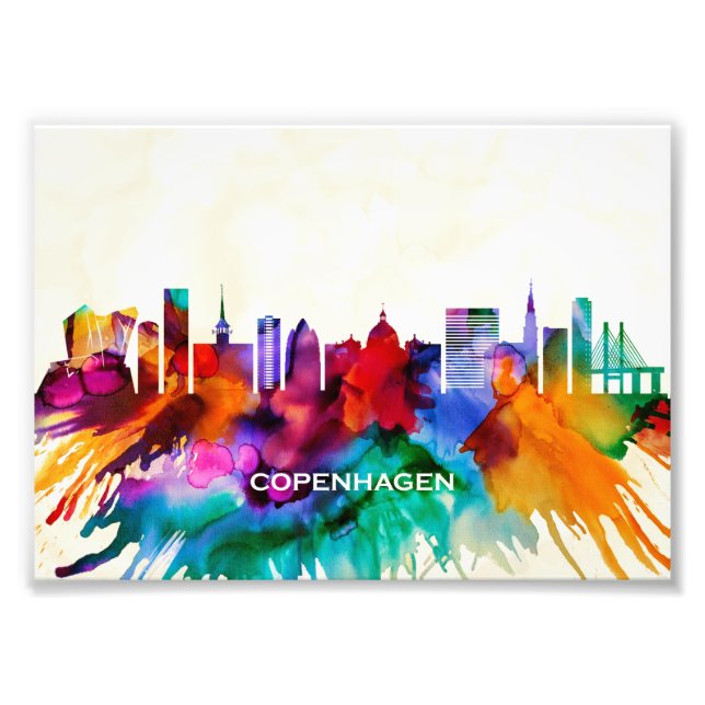Copenhagen Skyline Photo Print (Front)