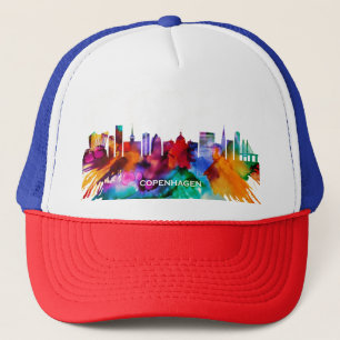 Copenhagen Skyline Trucker Hat