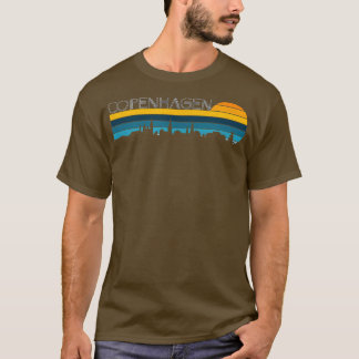 Copenhagen SkylineVintage Retro Sunset Kopenhagen T-Shirt