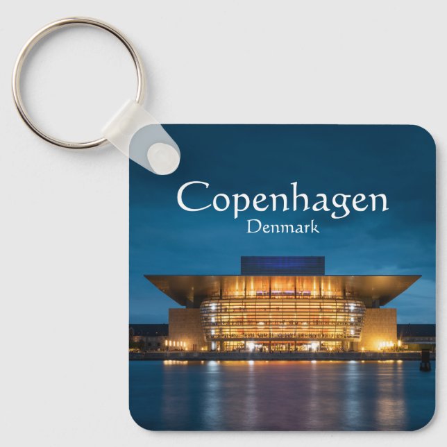 Copenhagen Souvenir  Key Ring (Front)