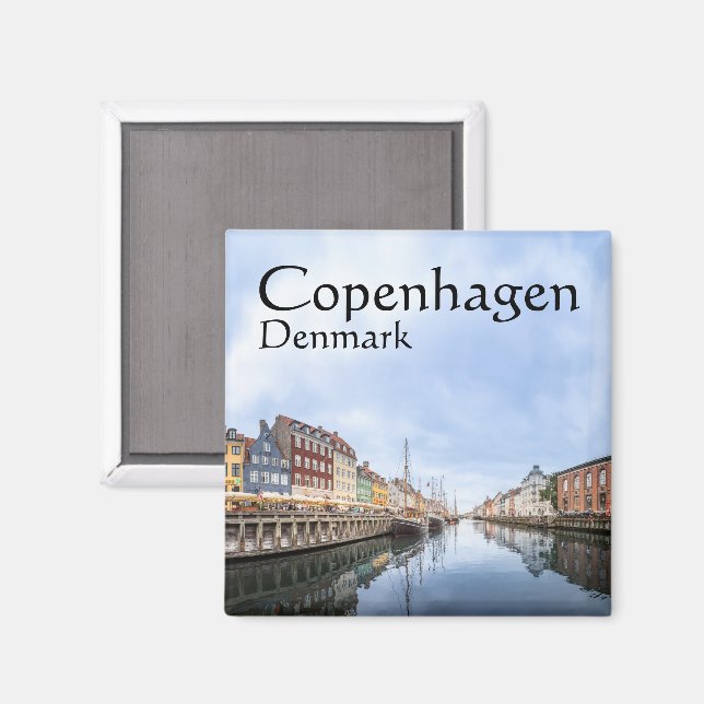 Copenhagen Souvenir Magnet (Front/Back)