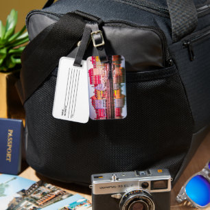 Copenhagen sunrise Nyhavn, Denmark Luggage Tag