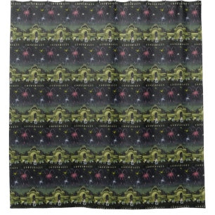 Copenhagen Vintage Travel shower curtain