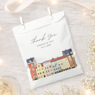 Copenhagen Wedding Personalised Photo Favour Bag