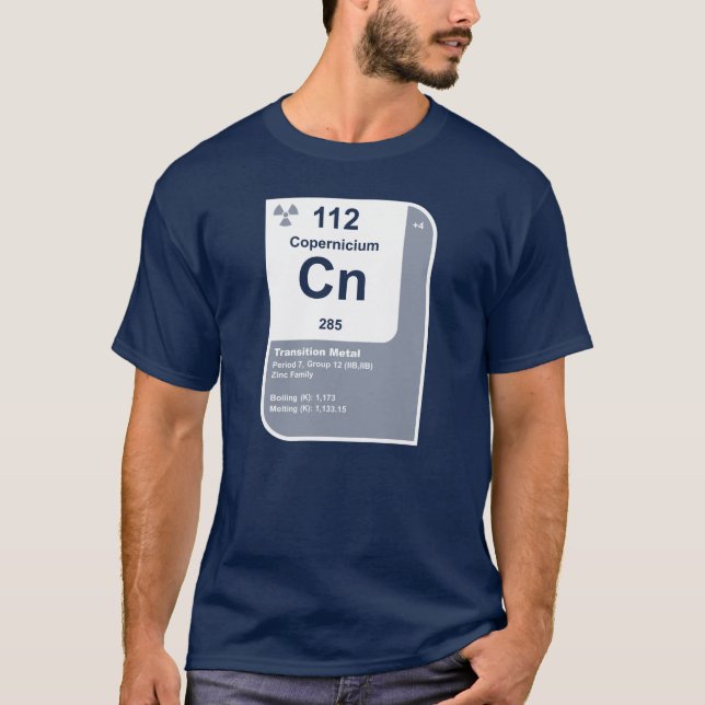 Copernicium (Cn) T-Shirt (Front)
