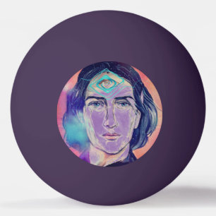 Copernicus a Fire Elf High Weirdness Ping Pong Ball