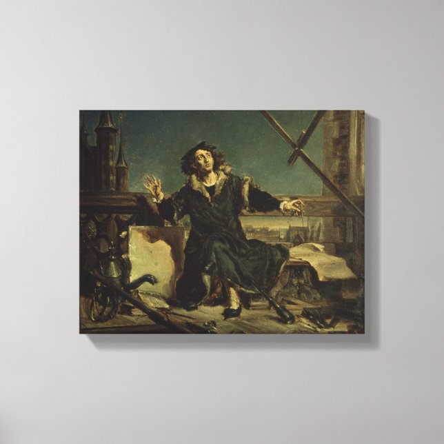 Copernicus in the tower at Frombork Canvas Print (Front)