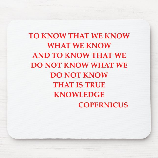COPERNICUS quote Mouse Mat (Front)