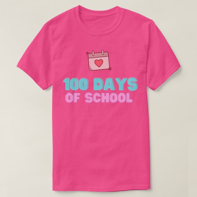 Copie de 100 days of school T-Shirt (Design Front)