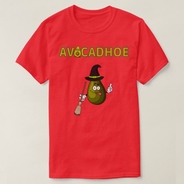 Copie de AVOCADHOE Avocado LadyDabbing AvocadoFood T-Shirt (Design Front)
