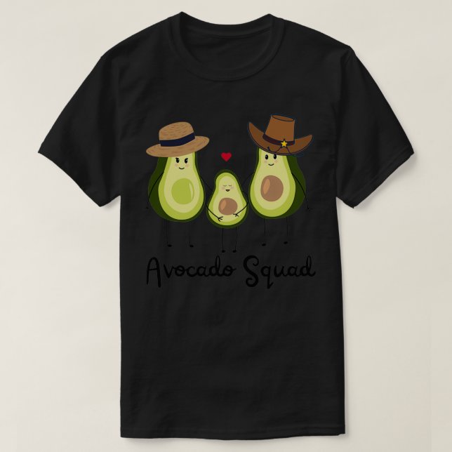 Copie de avocado squad T-Shirt (Design Front)